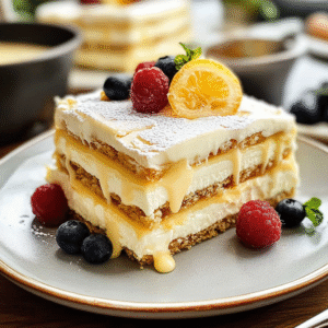 Lemon Icebox Cake Recipe