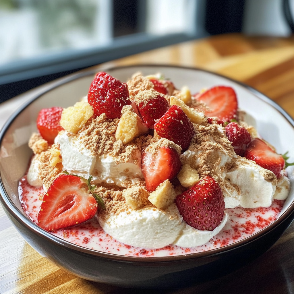 Strawberry Shortcake Fruit Salad