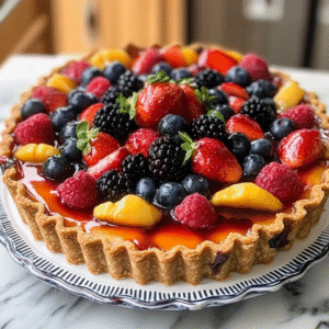 4th of July Fruit Tart Recipe