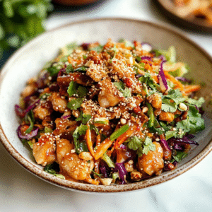 Asian Chicken Crunch Salad Recipe