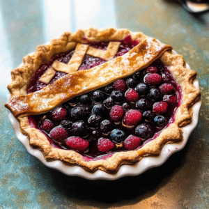 Berry Flag Pie