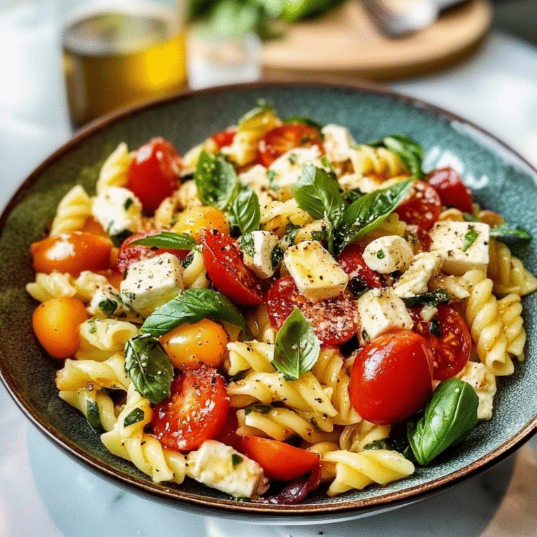 Caprese Pasta Salad Recipe
