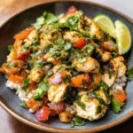 Chimichurri Grilled Chicken Bowl with Garlic Sauce