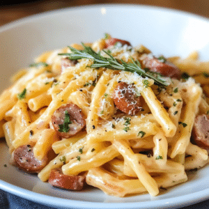 Creamy Kielbasa Pasta