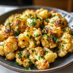 Parmesan Roasted Cauliflower