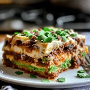 Shamrock Lasagna Recipe for St. Patrick's Day