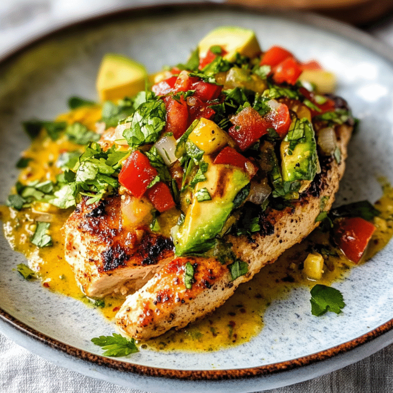 Fiesta Lime Chicken with Avocado