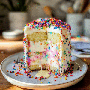 Funfetti Ice Cream Cake