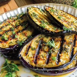 Grilled Eggplant with Herbs