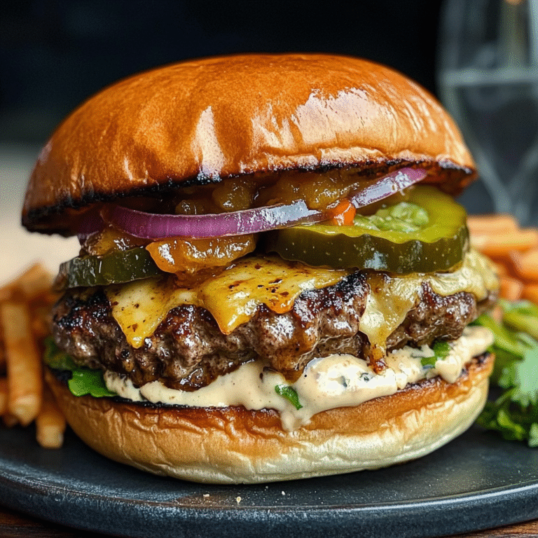 Zesty Jalapeno Swiss Burgers