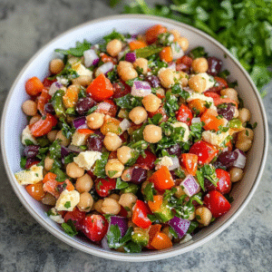 Mediterranean Chickpea Salad Recipe