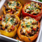 Mushroom Stuffed Bell Peppers Recipe
