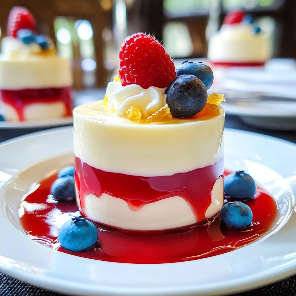Red, White, and Blue Jello Cups Recipe