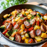 Sausage and Veggies Skillet Recipe