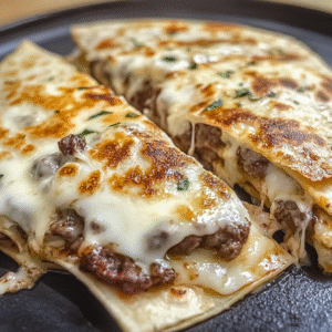 Steak Cheese Quesadillas on Blackstone Recipe
