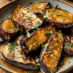 Sticky Garlic Eggplant Recipe