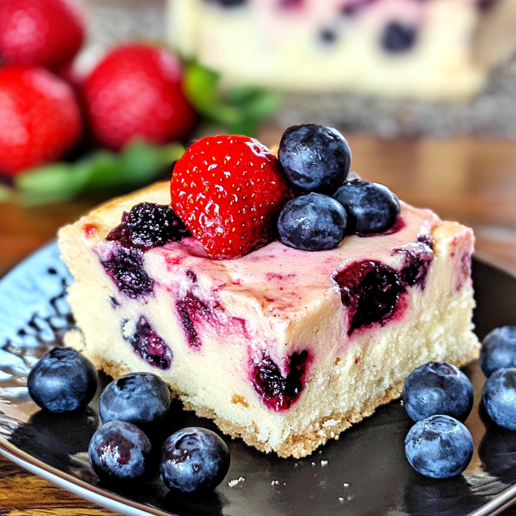 Strawberry and Blueberry Oreo Bars Recipe