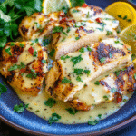 Grilled Salsa Verde Pepper Jack Chicken