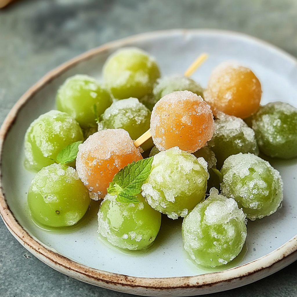 Sour Candy Frozen Grapes