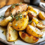 Zesty Lemon Roasted Greek Potatoes Recipe