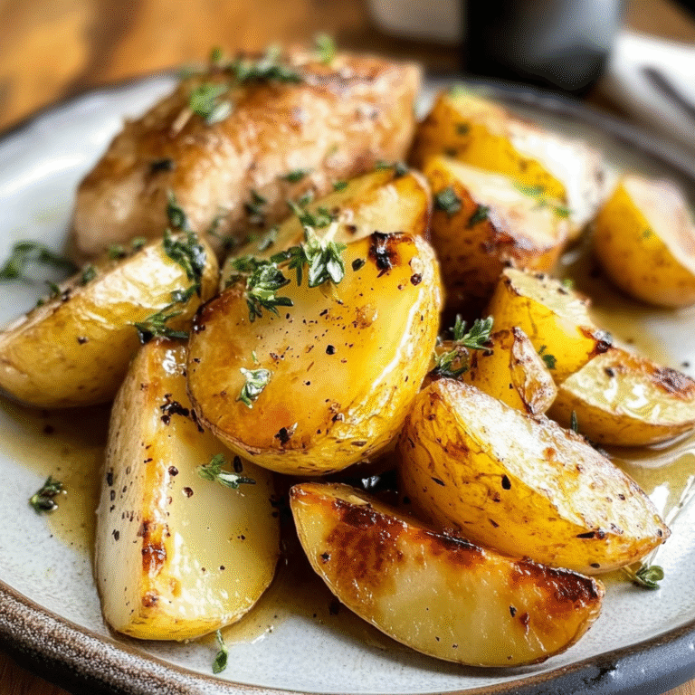 Zesty Lemon Roasted Greek Potatoes Recipe