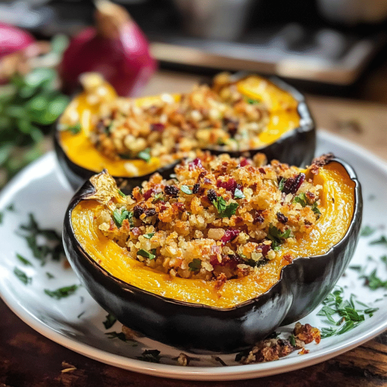 Quinoa Stuffed Acorn Squash Recipe