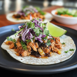 Rotisserie Chicken Blue Corn Tostada Recipe