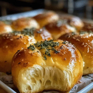 Salted Sage Honey Butter Brioche Rolls Recipe