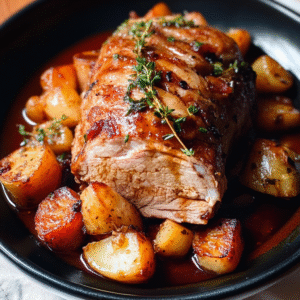 Slow Cooker Bacon Garlic Pork Loin Recipe