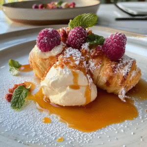 Whipped Ricotta with Honey Croissants