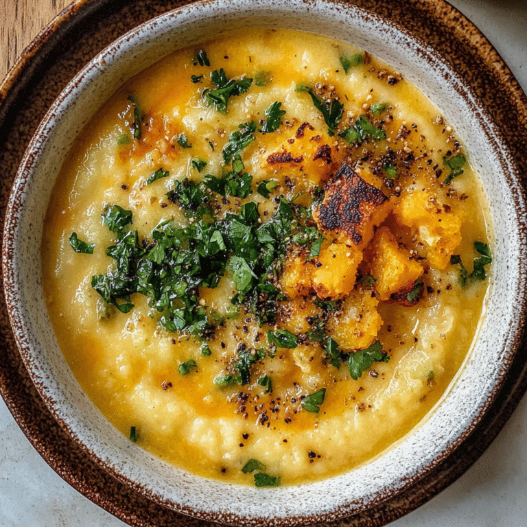 Cauliflower & Sweet Potato Soup Recipe
