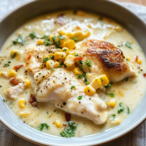 Creamy Chicken & Corn Chowder Recipe