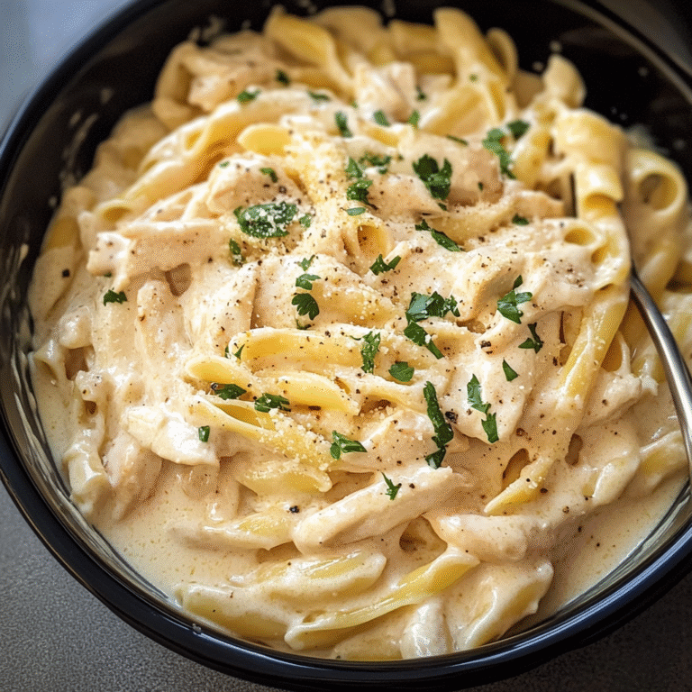Creamy Chicken Alfredo Crockpot Recipe