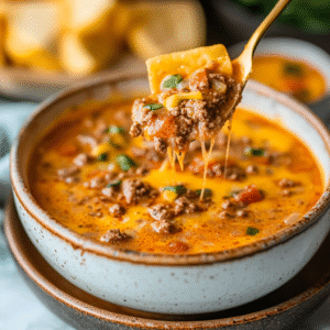 Crockpot Cheeseburger Soup Recipe