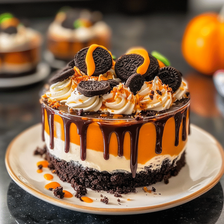 Halloween Oreo Dirt Cake