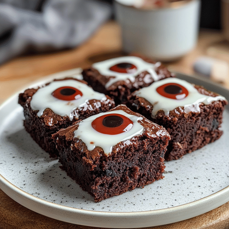 Spooky Eyeball Brownies