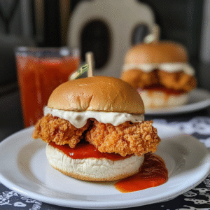 Halloween Chicken Parm Sliders Recipe