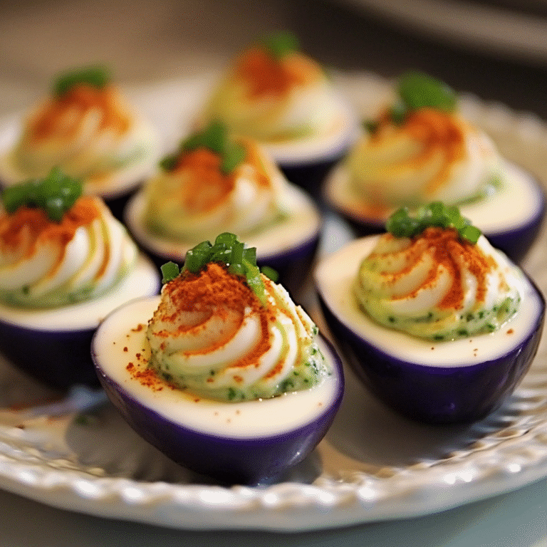 Halloween Deviled Eggs Recipe