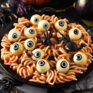 Halloween Eyeball Pasta Salad Recipe