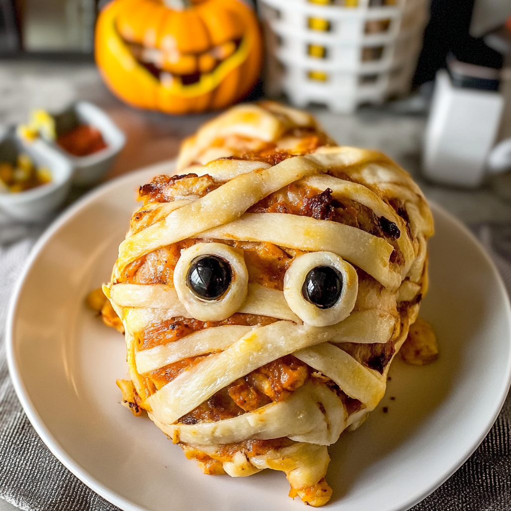 Halloween Mummy Breakfast Rolls Recipe