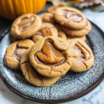 Milk Chocolate Stuffed Jack-O'-Lantern Cookies