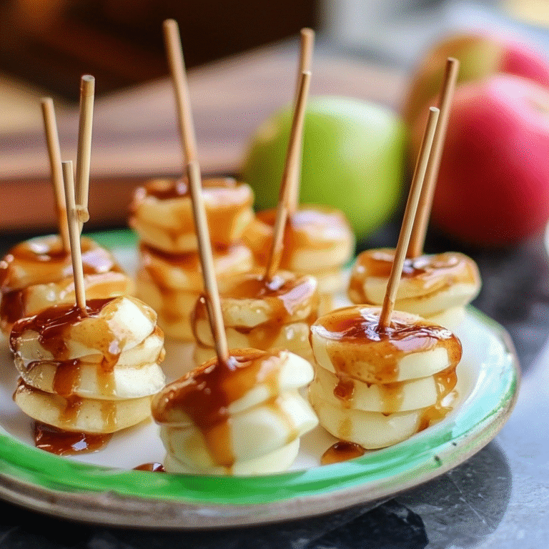 Mini Caramel Apple Dippers Recipe