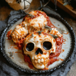 Spooky Pizza Skulls