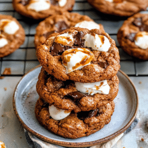 Pumpkin S'mores Cookies