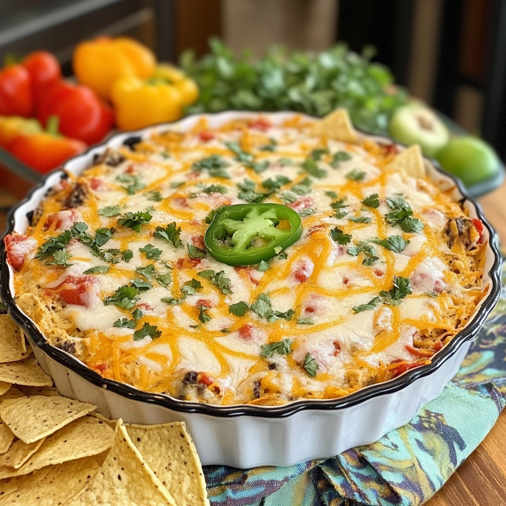 Spiderweb Taco Dip Recipe