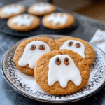 Spooky Ghost Brown Butter Pumpkin Cookies