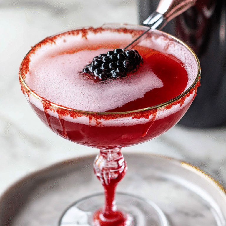Vampire’s Kiss Champagne Cocktail Recipe