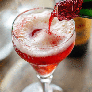 Vampire’s Kiss Champagne Cocktail Recipe
