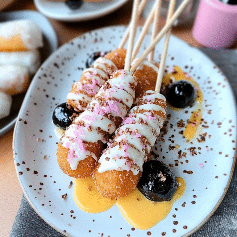 Broomstick Skewers with Donuts