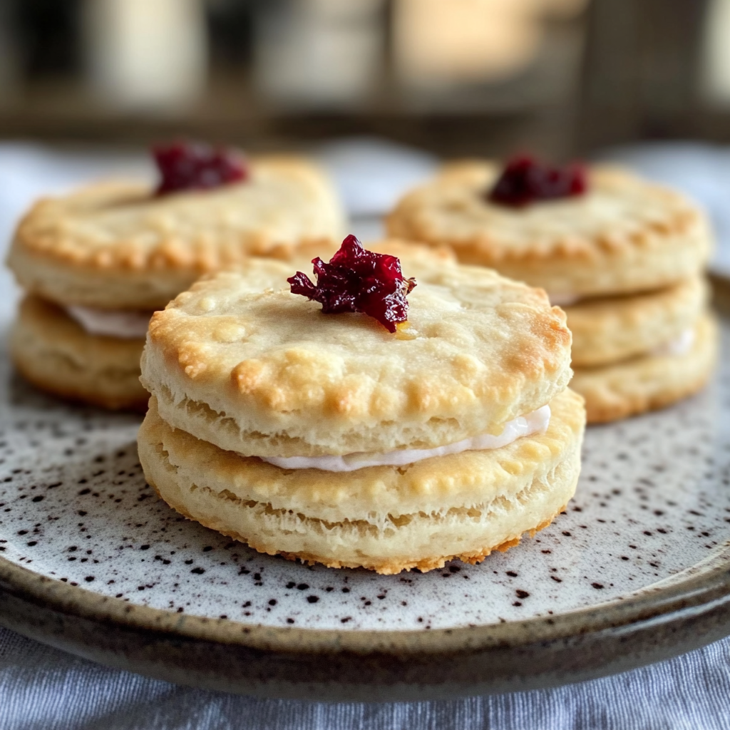 Easy Rosewater Biscuits